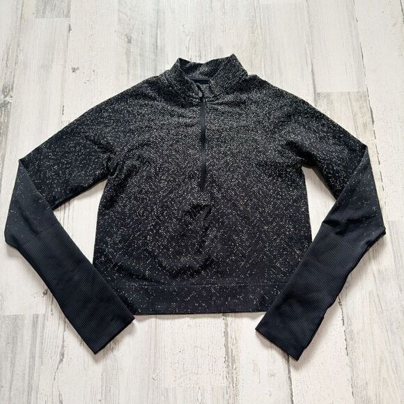 Lululemon Rest Less Cropped 1/2 Zip Size 4 - Picture 1 of 7